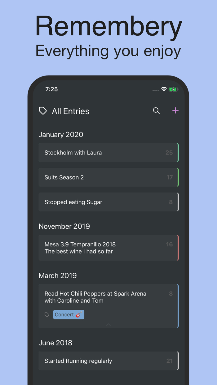 Remembery - Memory Journal