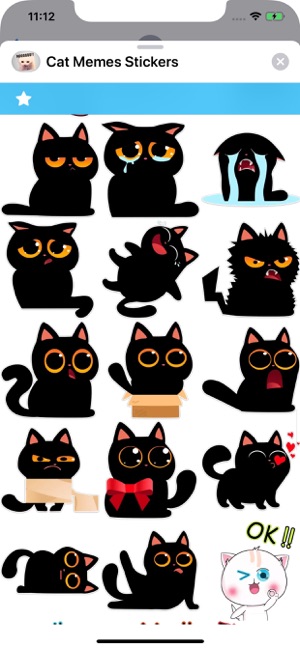 Cat Memes Stickers dans l'App Store