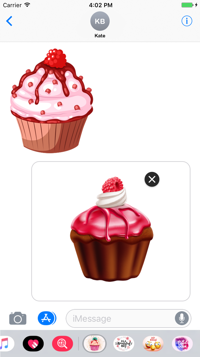Cupcake Stickers