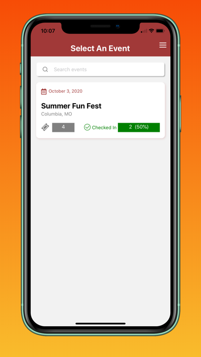 Cherry Bomb Tickets Check-In Screenshot 2 - AppWisp.com