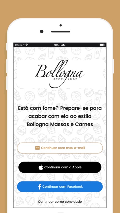 Bollogna Massas & Carnes Screenshot