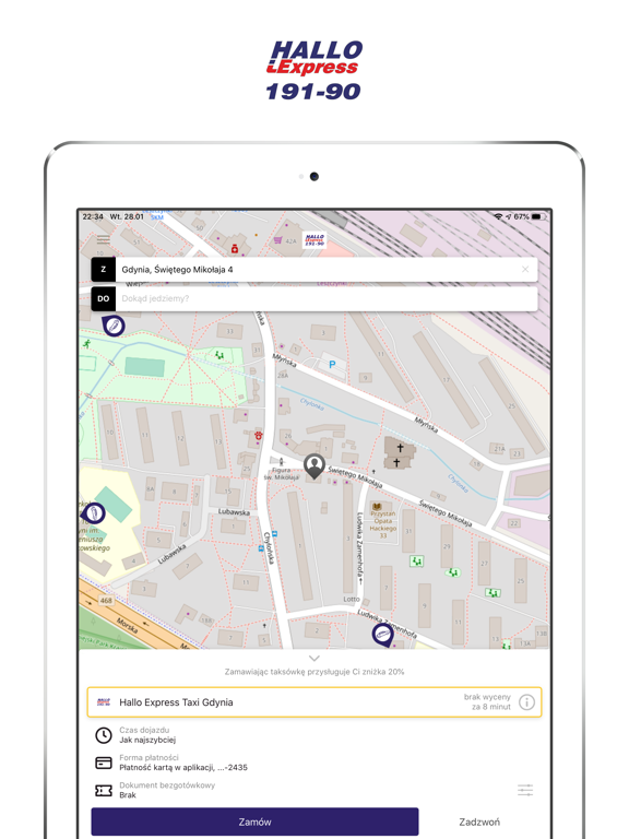 Screenshot #5 pour Hallo Express Taxi Gdynia