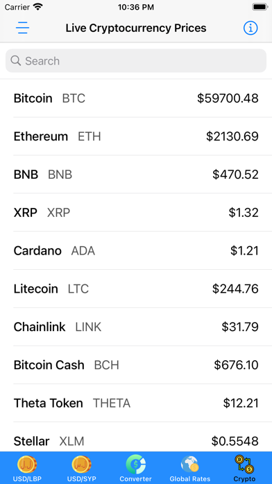 Lira Rate Screenshot