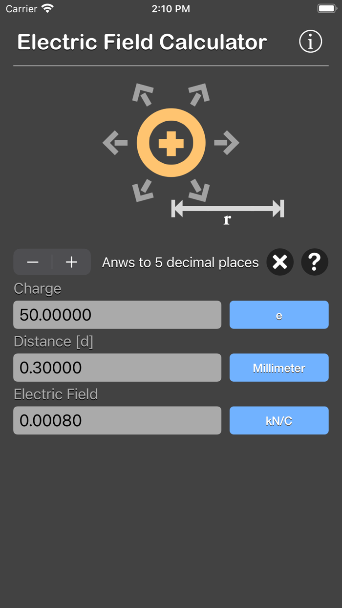 Electric Field Calculator