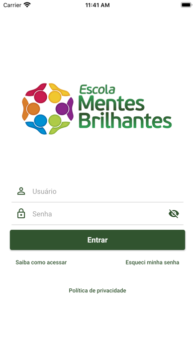 Escola Mentes Brilhantes Screenshot