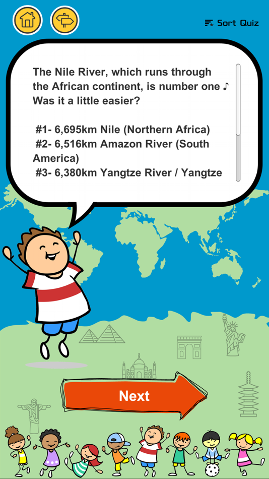 #6. World Ranking Quiz: Sort Quiz (iOS) 由: THOMSON Inc.