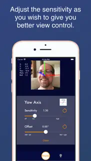 smoothtrack: head tracker iphone screenshot 2