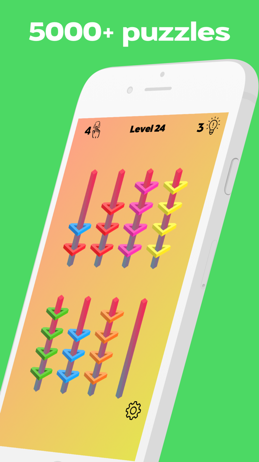 #2. Hoop Sort: Stack and Fill 3D (iOS) Podle: Tapotap