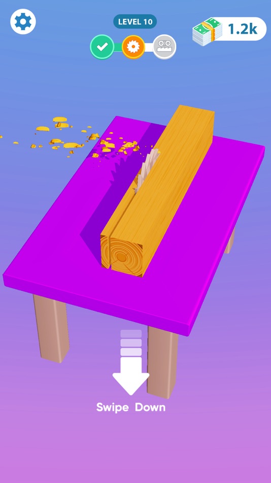 #4. Lumberjack 3D: Be a Carpenter (iOS) 由: Saqib Ali