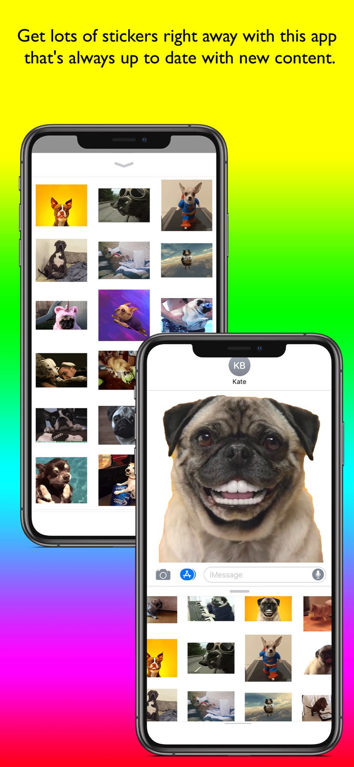 Animated Dog Stickers