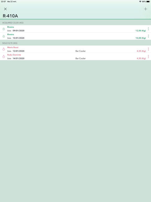 F-Gas Tool iPad app afbeelding 5