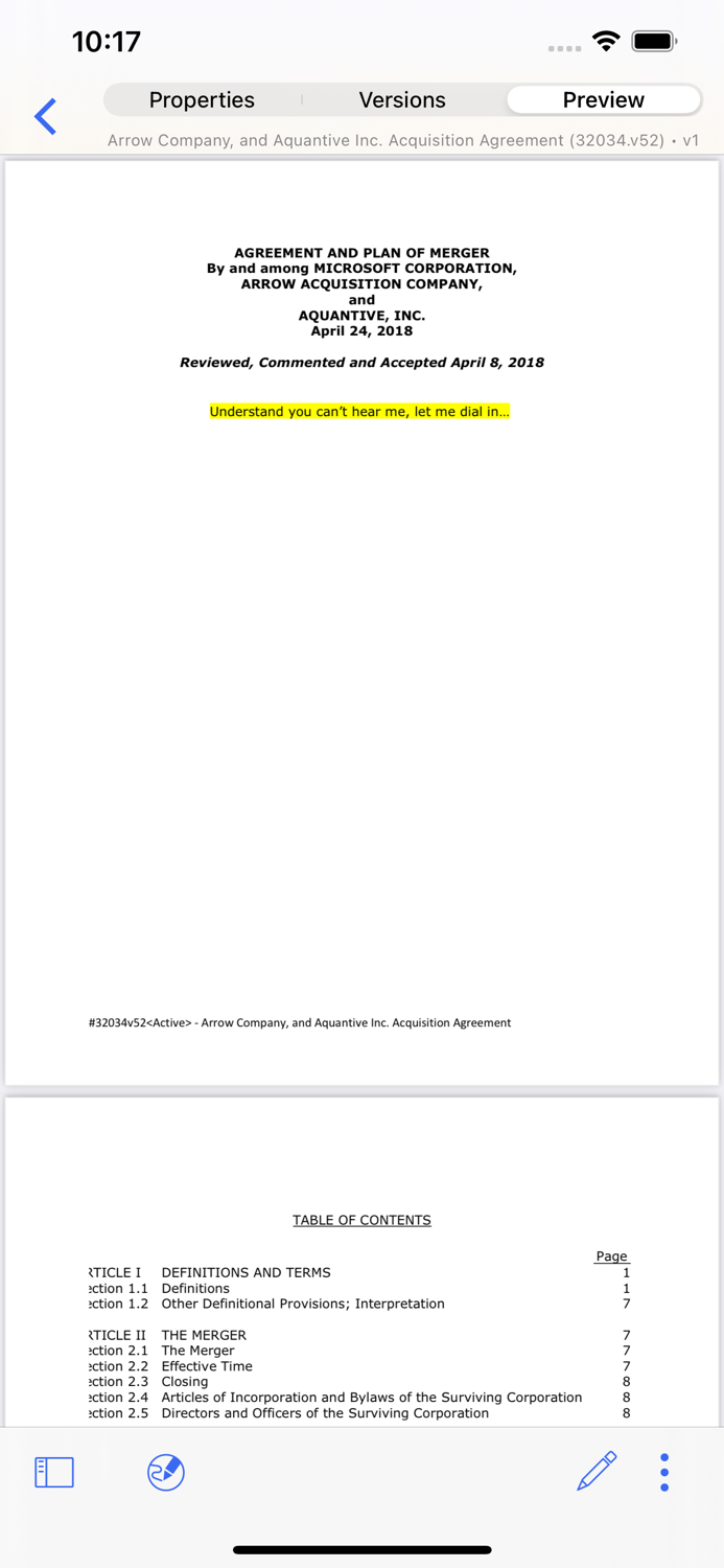 iManage Work 10 For BlackBerry