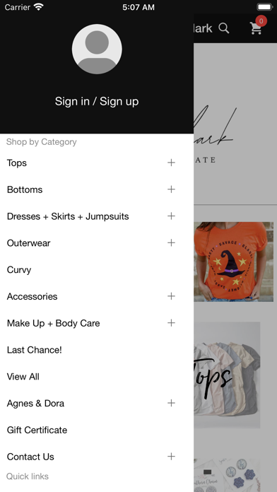 a boutique by Rachel Clark Screenshot