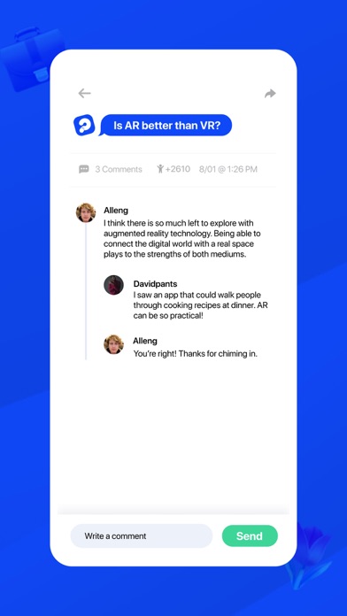 Pinion - Daily Polls Screenshot