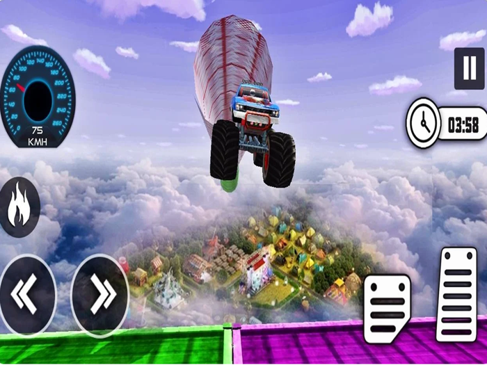 Mega Ramp Prado Car Stunt Race