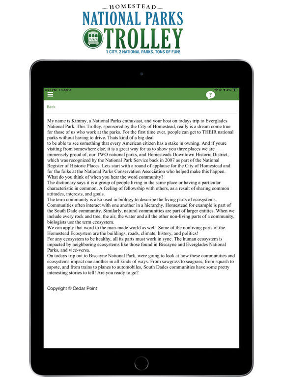 Screenshot #5 pour National Parks Trolley