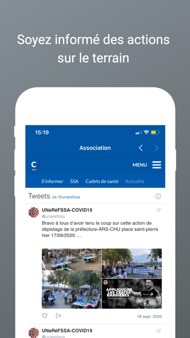 Cadets de santé du SSA Screenshot