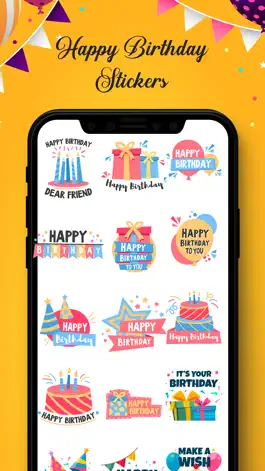 Game screenshot Birthday Stickers!! apk