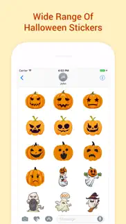 animated halloween stickers! iphone screenshot 1