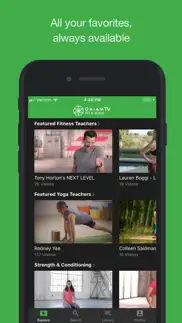 gaiam tv fit & yoga iphone screenshot 3