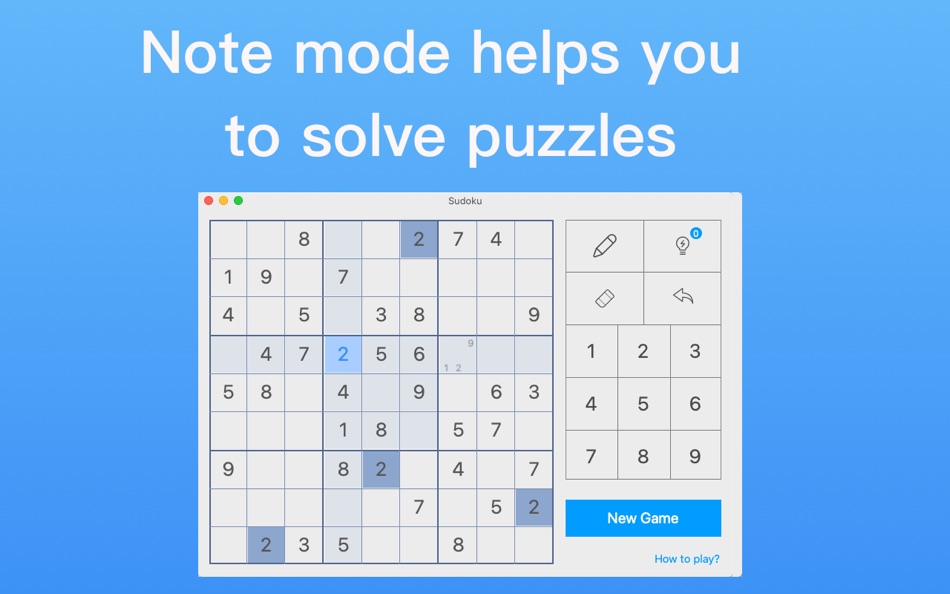 #3. Sudoku - 10000+ Level sudoku (macOS) Bởi: 凌云 张