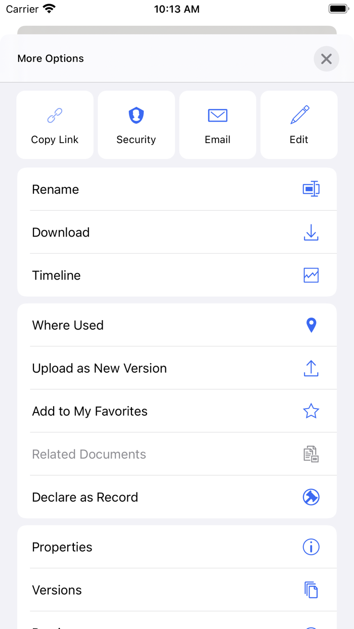 iManage Work 10 Mobility