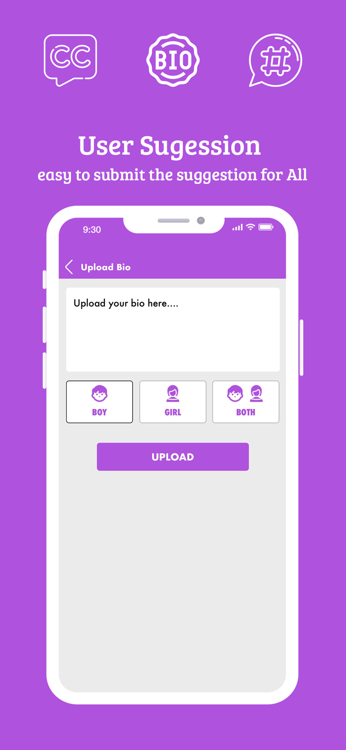 iTag  Hashtag Bio Caption