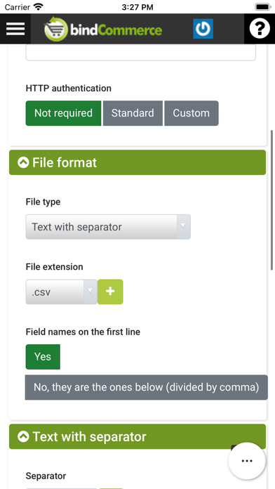 bindCommerce Screenshot