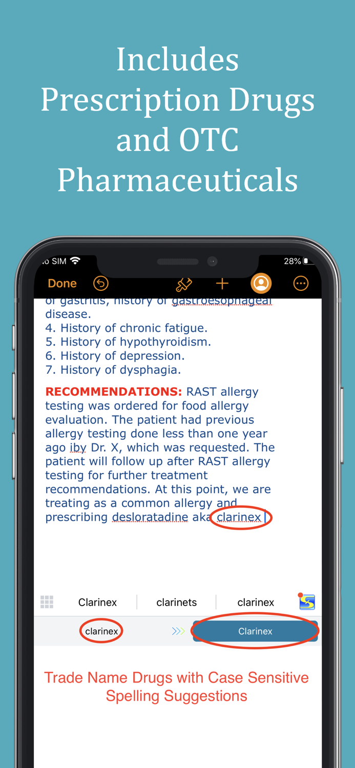 Spellex Medical Keyboard