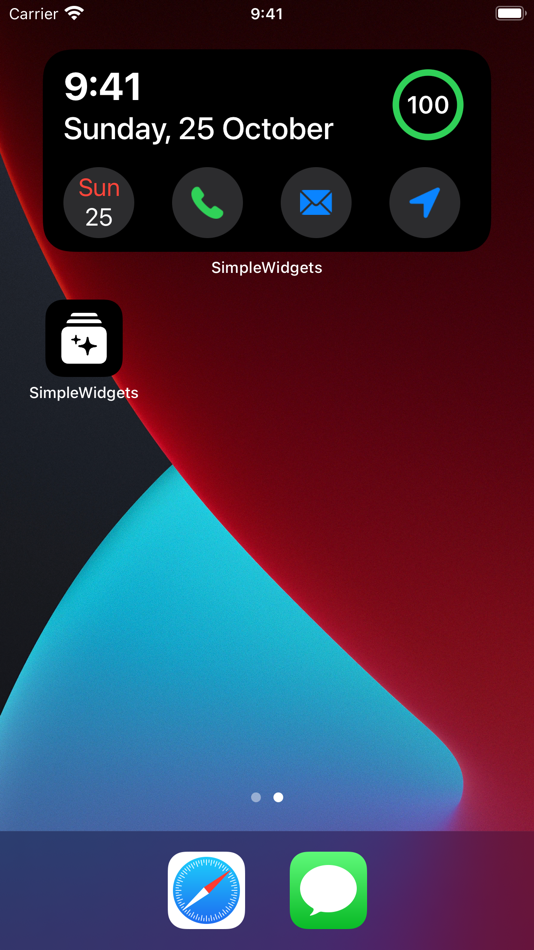 SimpleWidgets - 1.0.2 - (iOS)