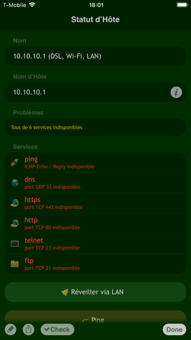 Screenshot #2 pour Net Status - Server Monitor