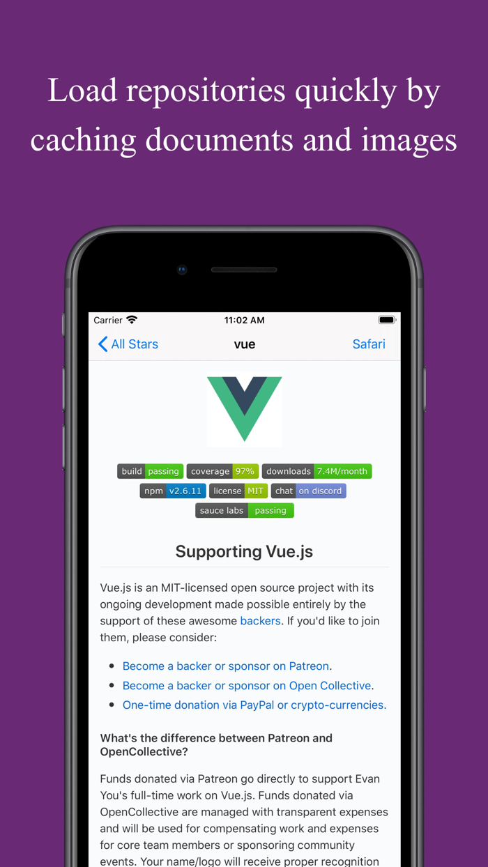 Starry Manage GitHub Star