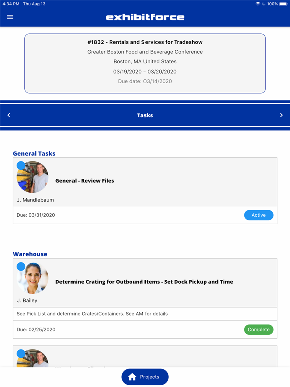Enterprise by ExhibitForce iPad screenshot 6 - Business app