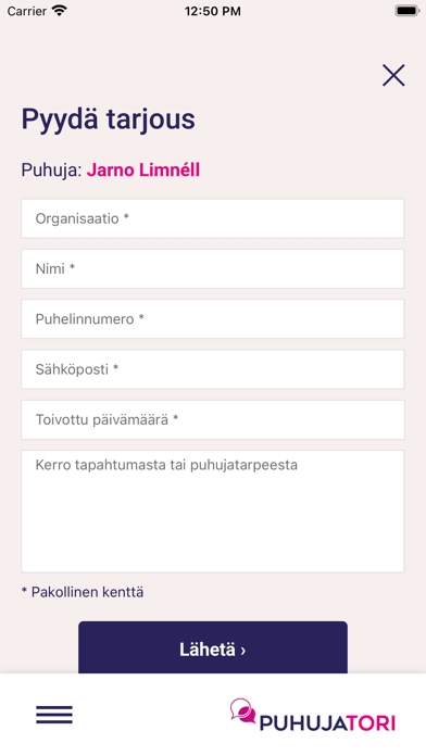 Puhujatori Screenshot