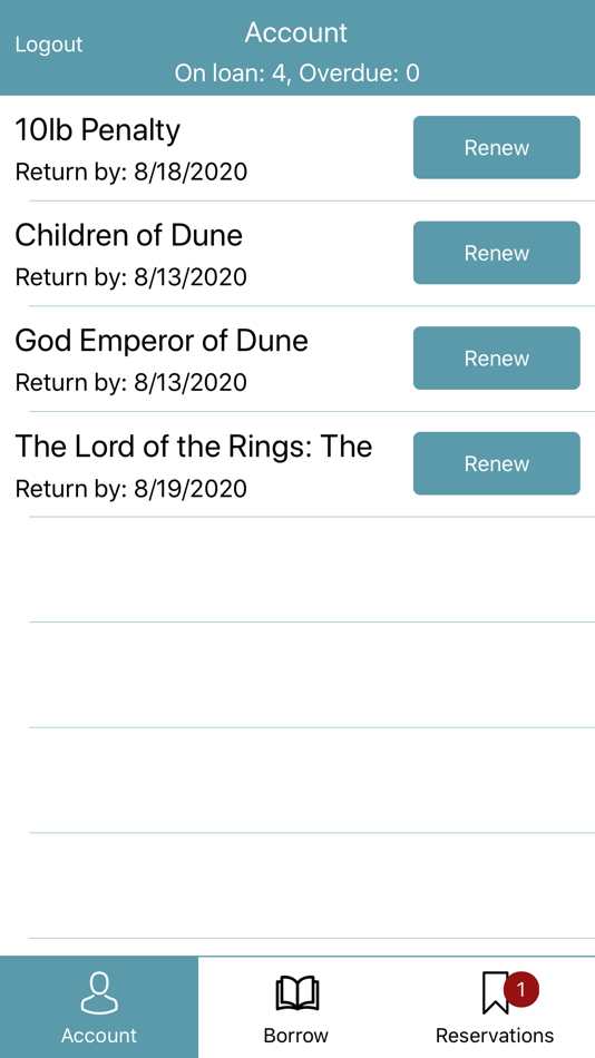 #4. RMH Library Book Checkout (iOS) Podle: FE Technologies