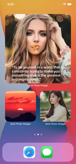 Game screenshot Photo Widgets Motivation App apk