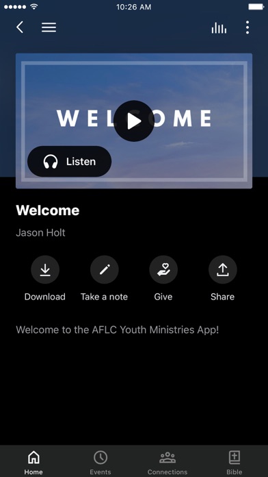 AFLC Youth Min Screenshot