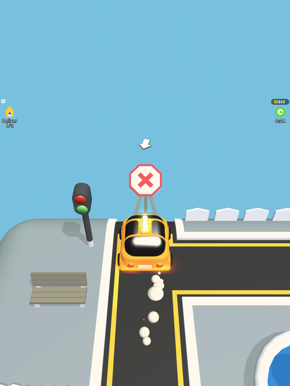 Screenshot #4 pour Cube World Taxi 3D