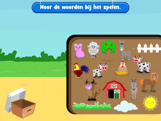 Taal en woordenschat boerderij iPad app afbeelding 7