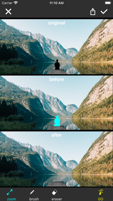 Screenshot #1 for Photo AI Eraser-Object Removal