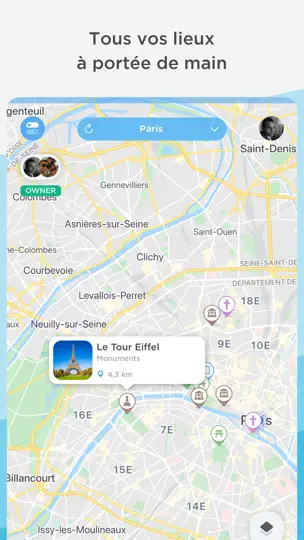 Capture d'écran de PlaceMapper, Plan De Vos Lieux sur iPhone 1