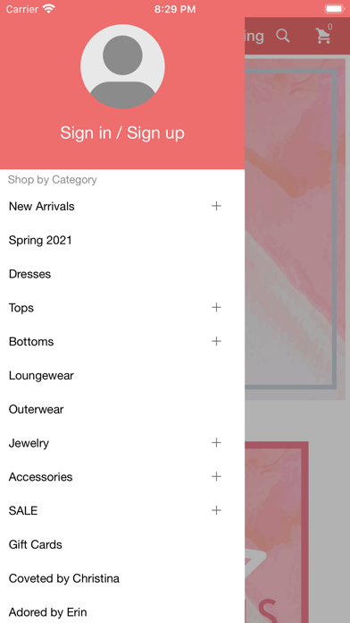 CASE Collection Clothing Screenshot