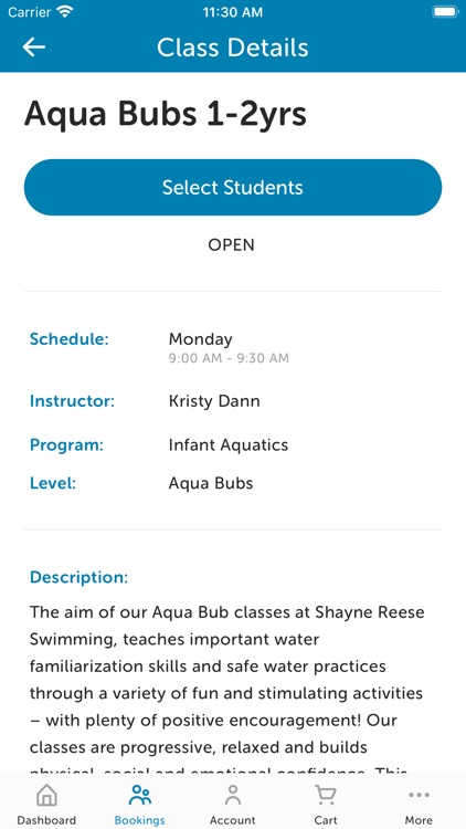 Shayne Reese Swimming