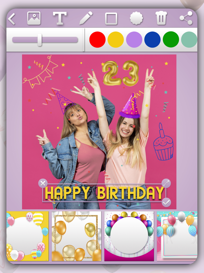 Birthday Frames Collection