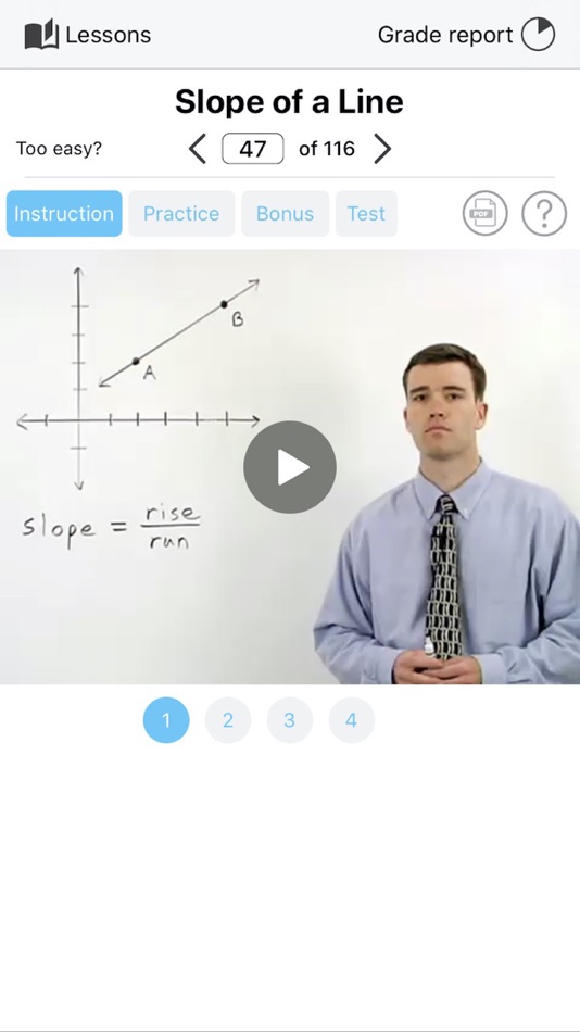 #2. Intermediate Algebra (iOS) 由: YourTeacher.com