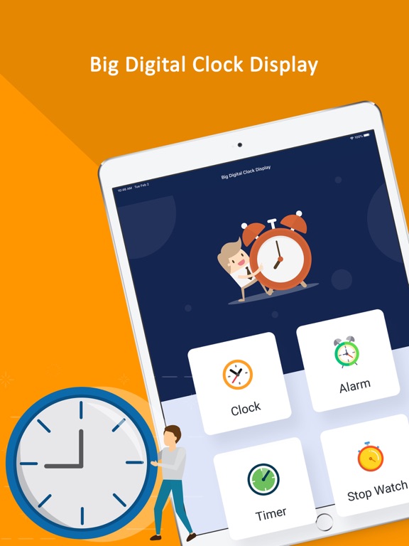 Screenshot #4 pour Big Digital Clock Display
