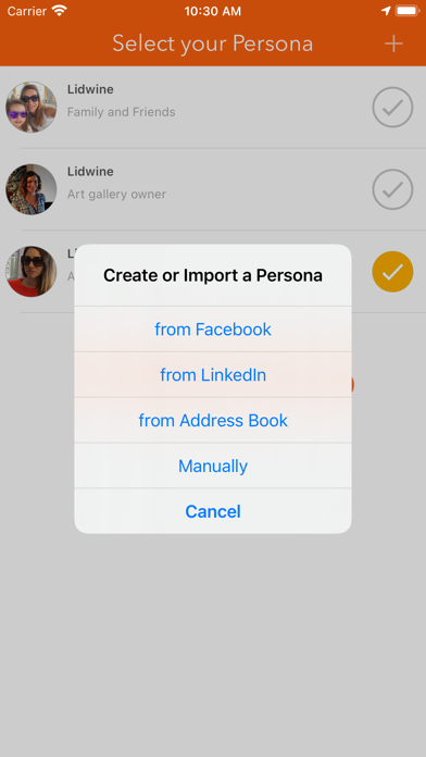 Personas - you Are a brand ! Screenshot