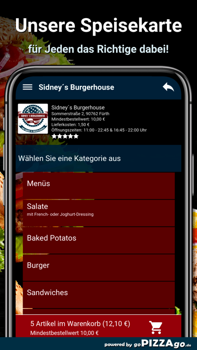 Sidney´s Burgerhouse Fürth screenshot 4