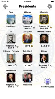 us presidents and history quiz iphone screenshot 3