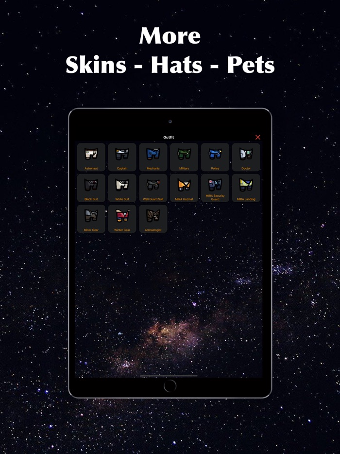 Skins  Nickname for Among Us